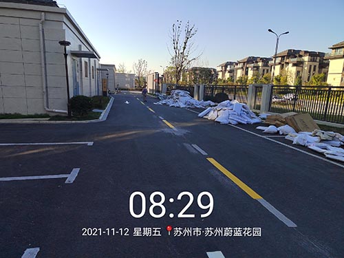 蘇州道路標線冷漆多少錢一平？道路劃線價格多少一米？